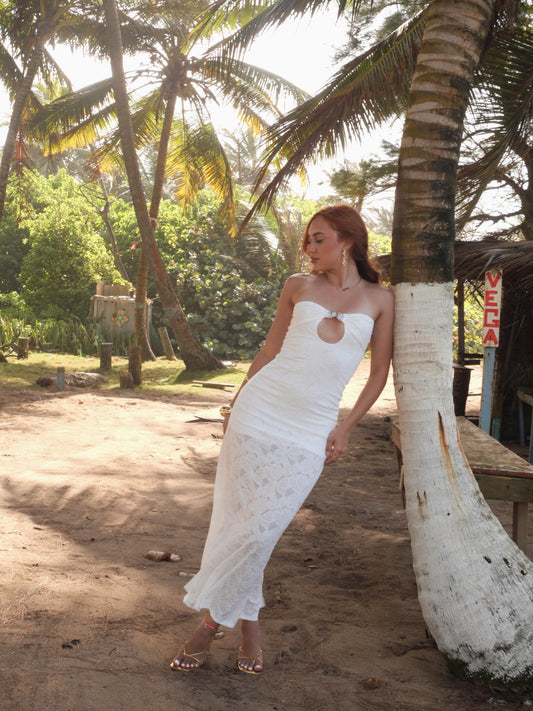 Strapless Maxi Drees