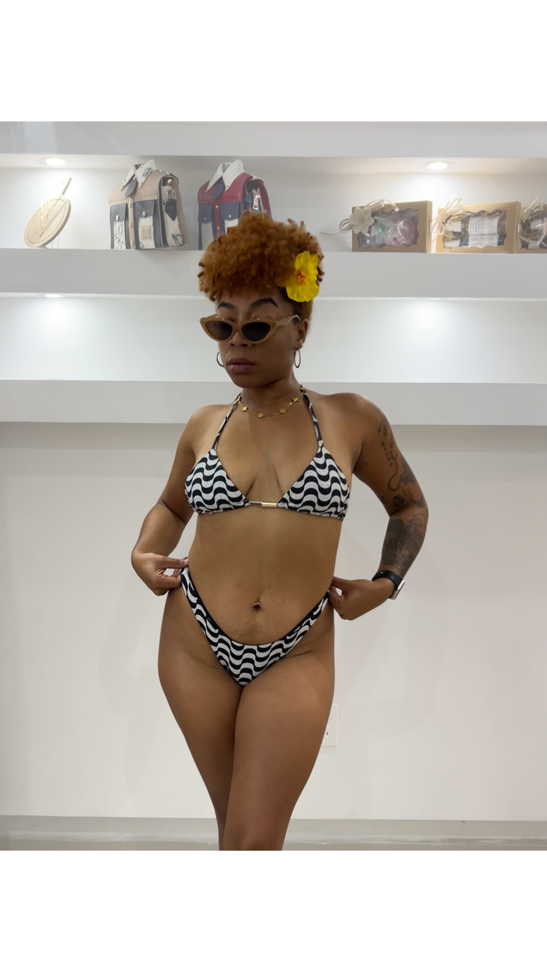 Boricua Kiss Bikini Set