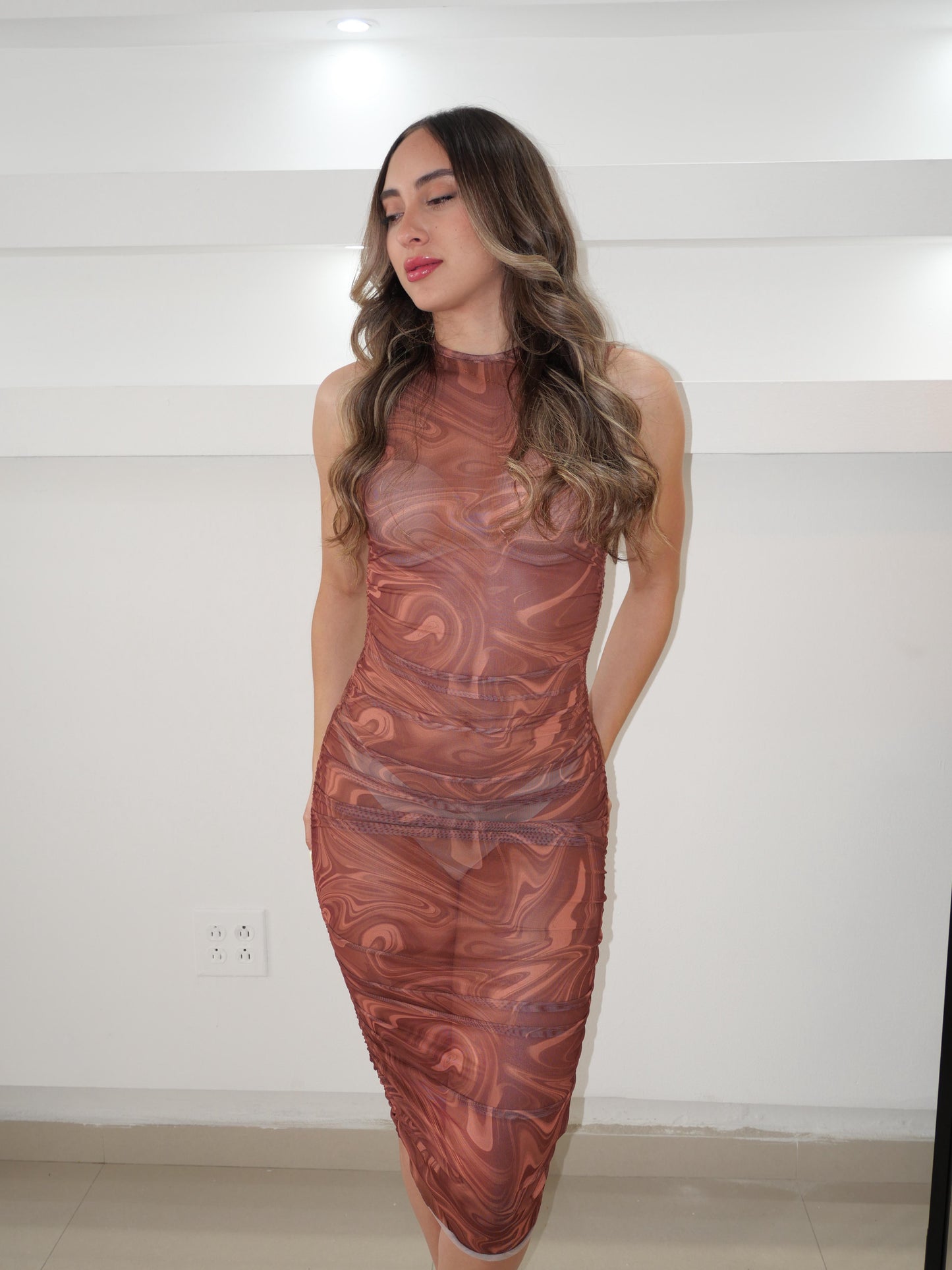 Elsie Mesh Dress