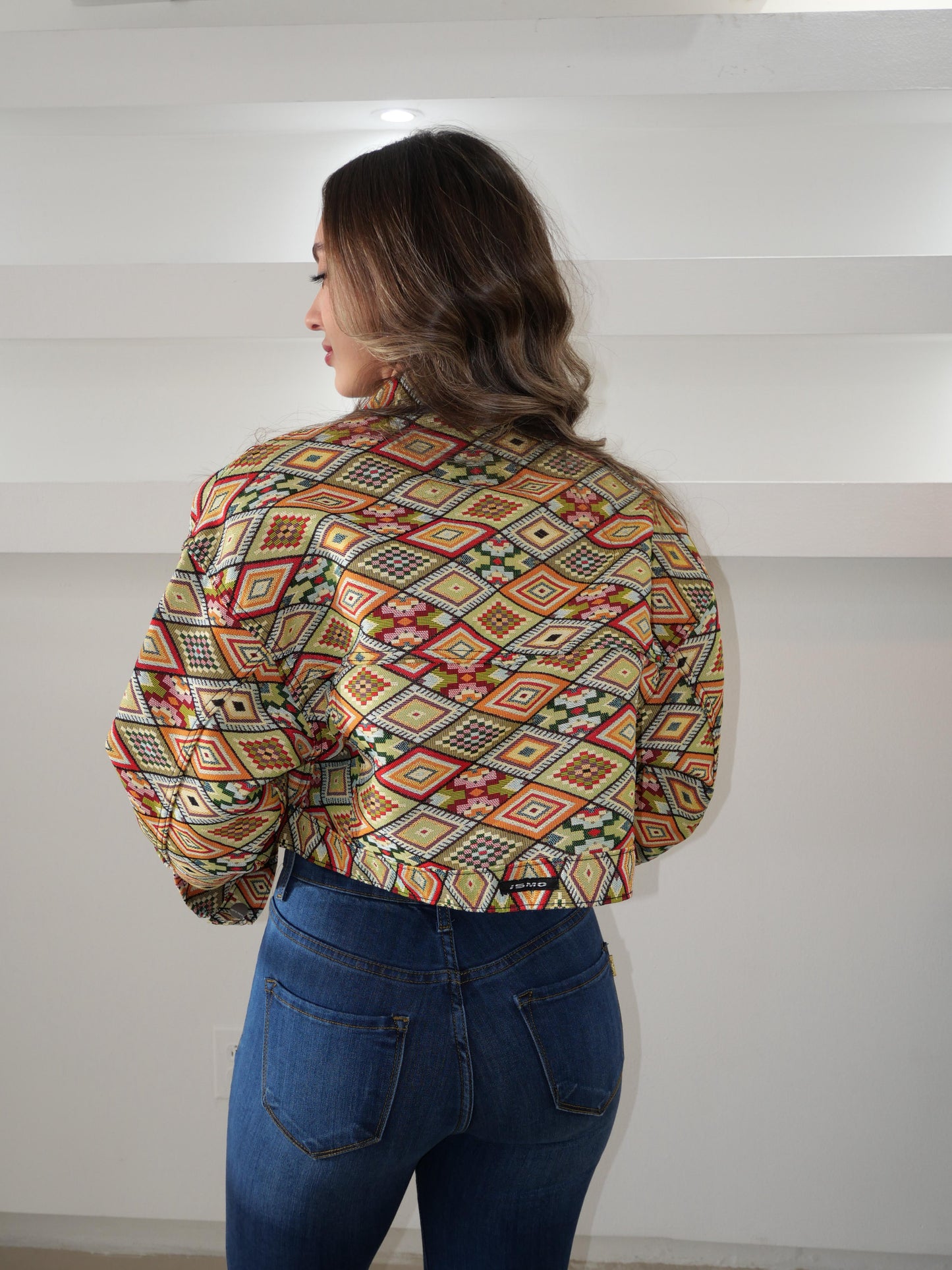 Colored Crop Jacket