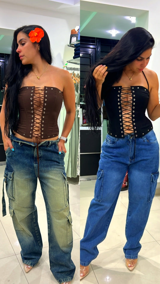 Dreamy Bustier Corset Top