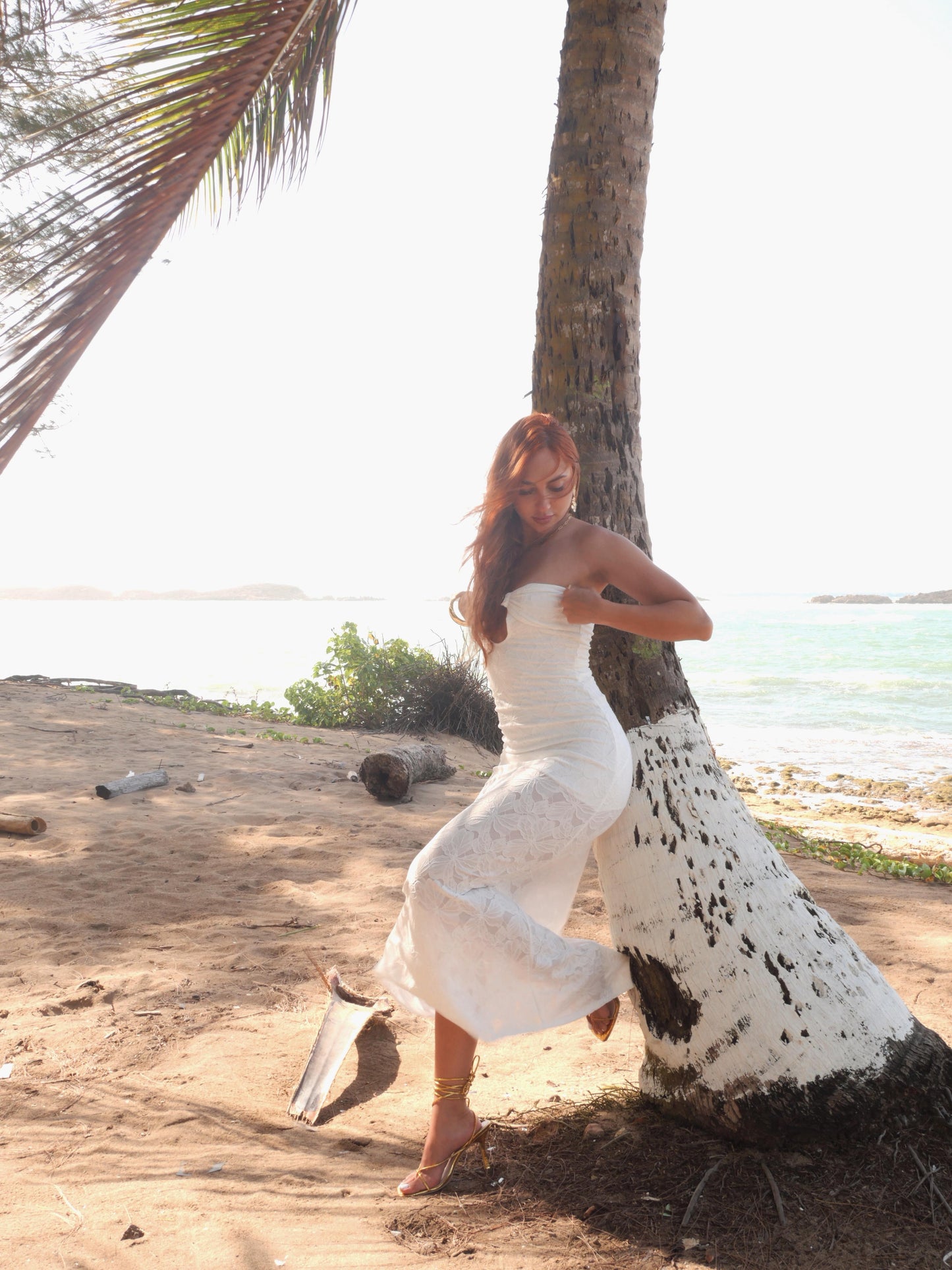 Strapless Maxi Drees